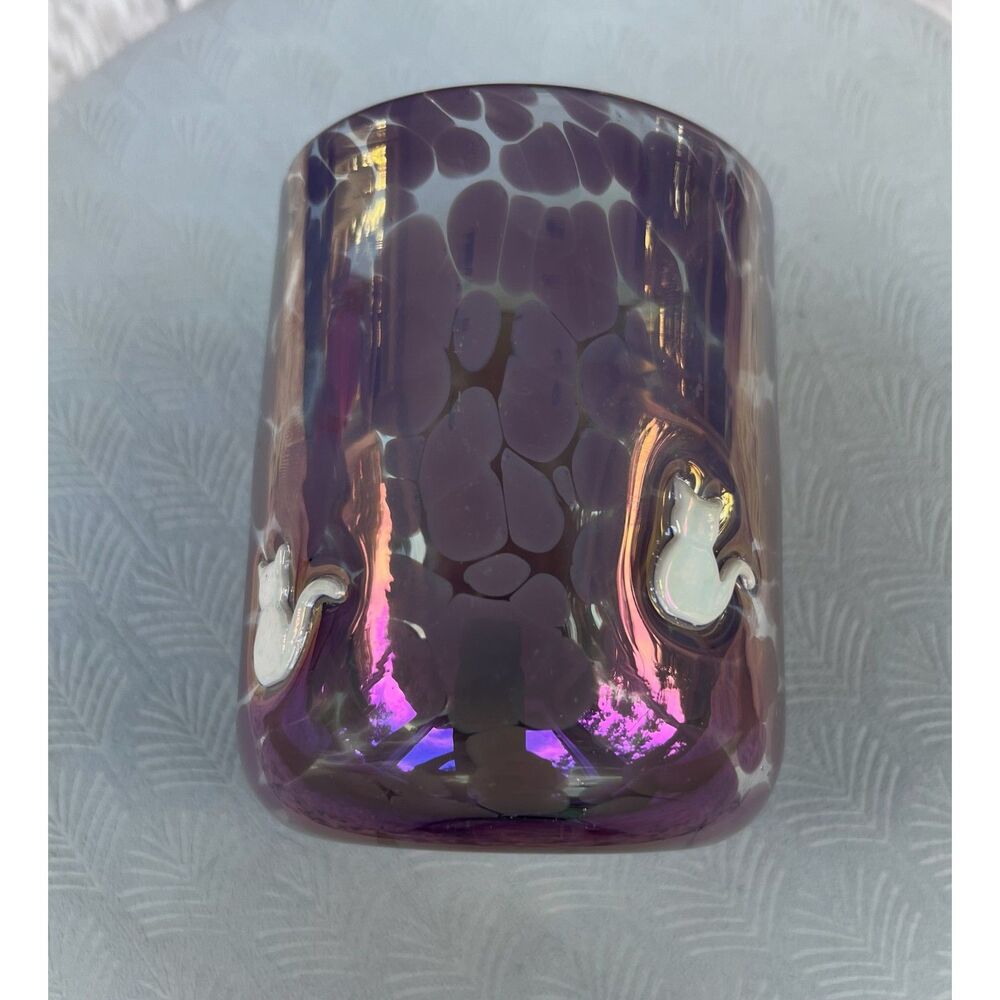 NWT Anthropologie Marquee Icon Juice Glass Color: White Cat - Picture 9 of 11